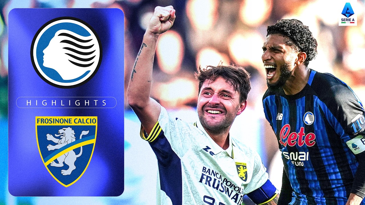 Aleksa Terzić secures Frosinone a 4-4 draw against Atalanta